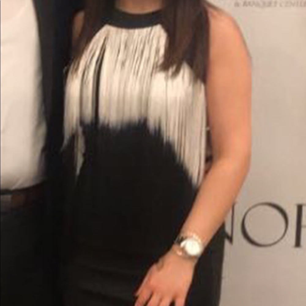 Black short dress